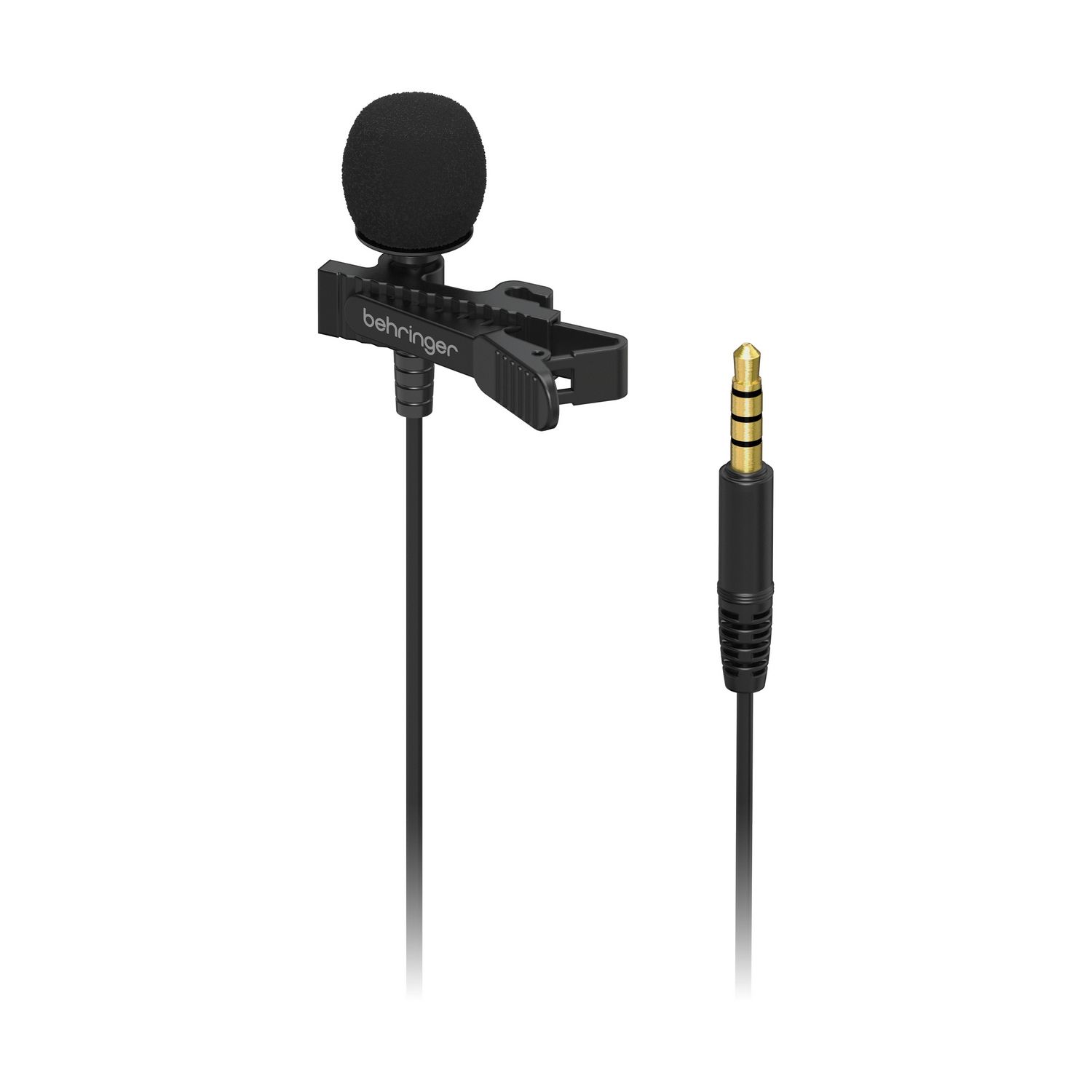 BEHRINGER BC LAV - конденсаторный всенаправленный петличный микрофон, разъем 3.5 mm TRRS, переходник