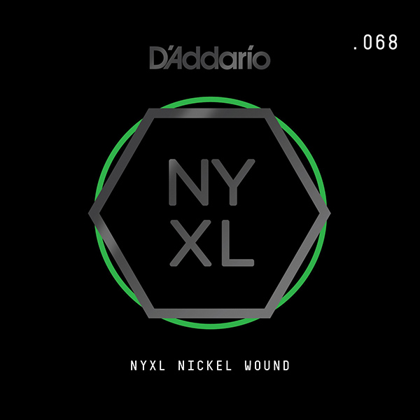 NYNW068 NYXL Отдельная струна для электрогитары, никелированная, 068, D'Addario