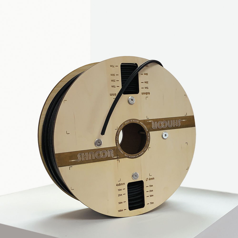 Wood-Reel-300 Катушка для кабеля диаметром до 6.5мм, разборная, многоразовая, SHNOOR