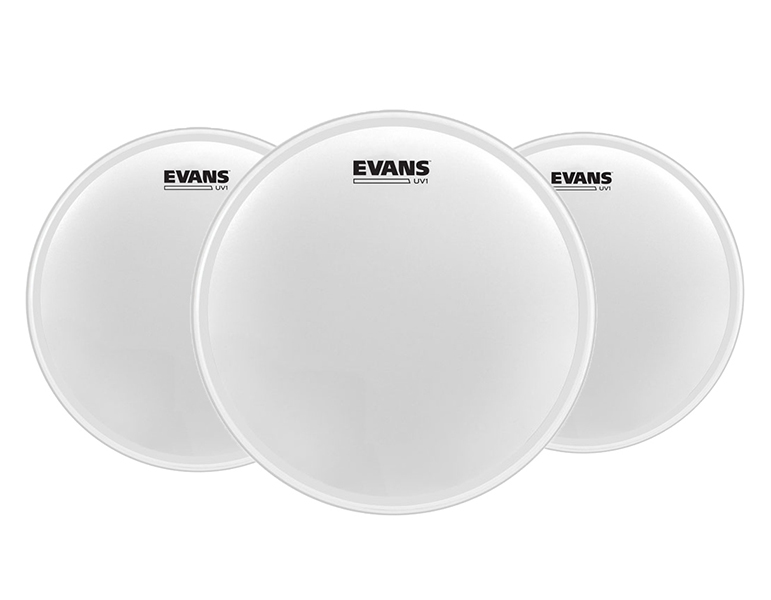 ETP-UV1-F UV1 Coated Tom Fusion Набор пластиков для том барабана (10, 12, 14"), Evans