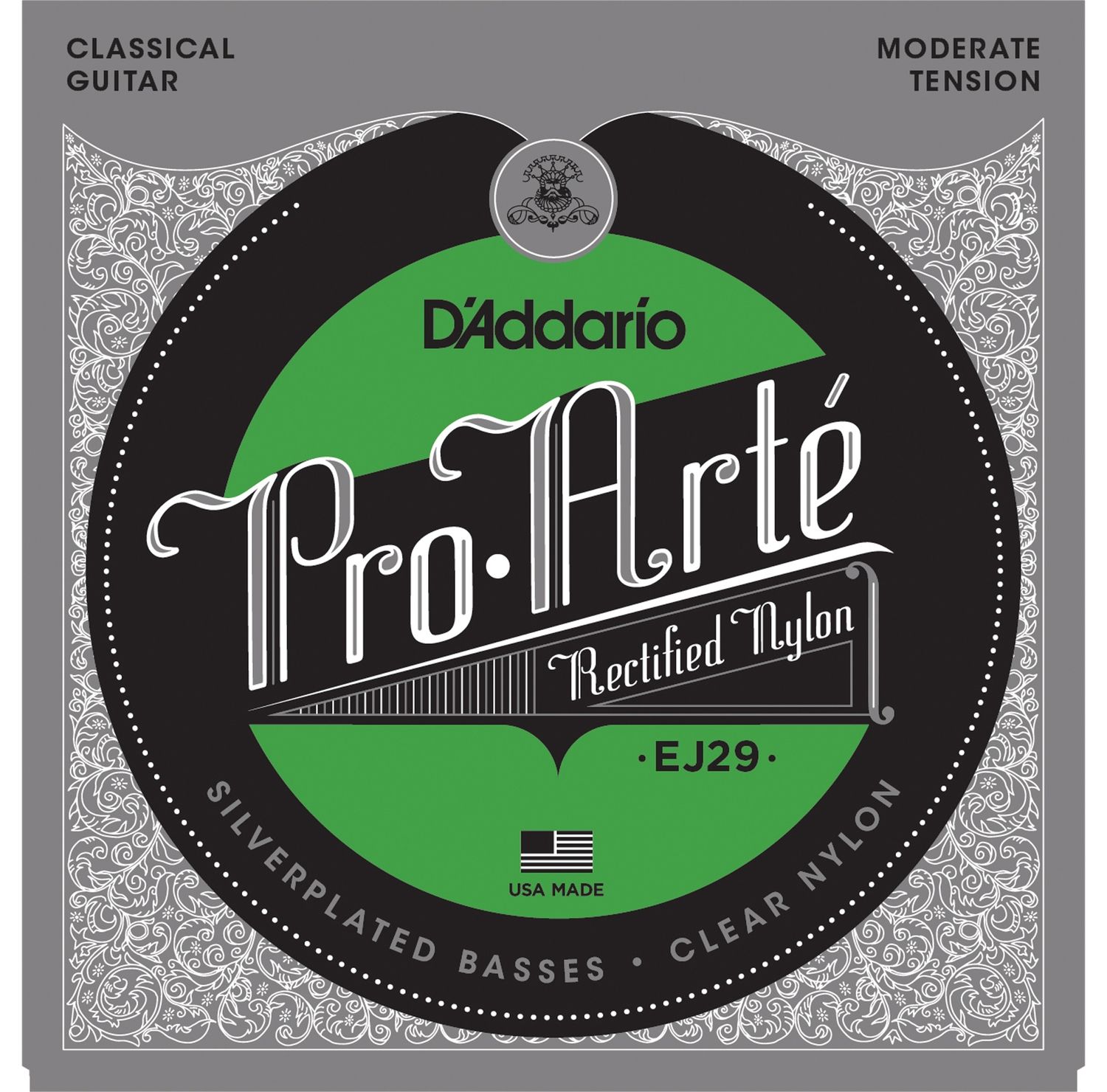 D'ADDARIO EJ29 - струны для классической гитары, серебро (Silver)