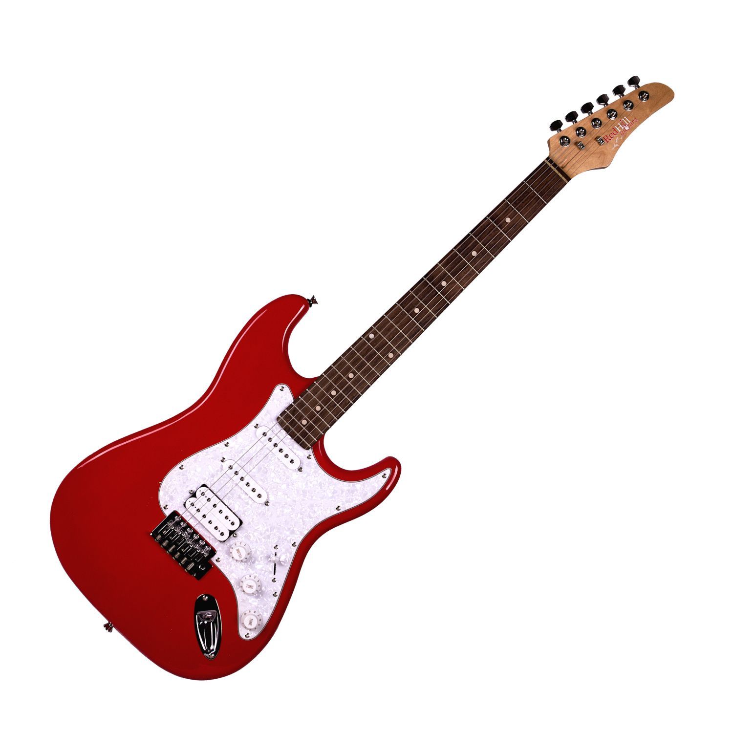 REDHILL STM200 RD - электрогитара, Stratocaster, S-S-H, тополь/клен, цвет красный