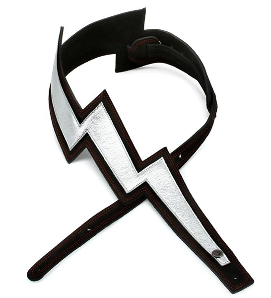 25LNBT00 Lightning Bolt Ремень для гитары, замша, Planet Waves