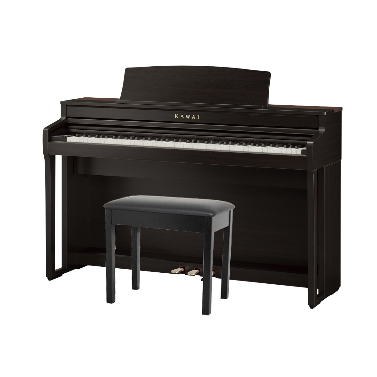 KAWAI CA59 R - цифровое пианино, банкетка, механика GFC, дисплей, 44 тембра, цвет палисандр матовый