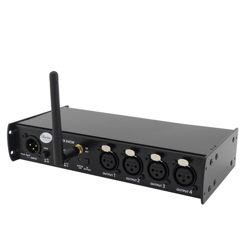 splitDMX-X4CW/3PIN.WIDMX [SL-SDX4CW] Сплиттер DMX512 1вход-4выхода, WiDMX, ТМ Siberian Lighting