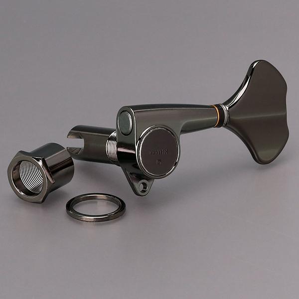 GB707-CK-L3+R2 Колки для бас-гитары 3+2, cosmo black (черные), Gotoh