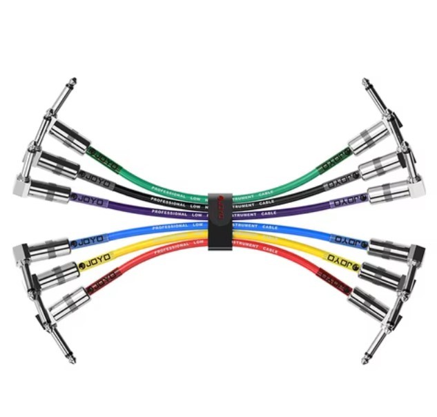 CM-11 Кабель инструментальный патч, 6шт, 10см, Joyo