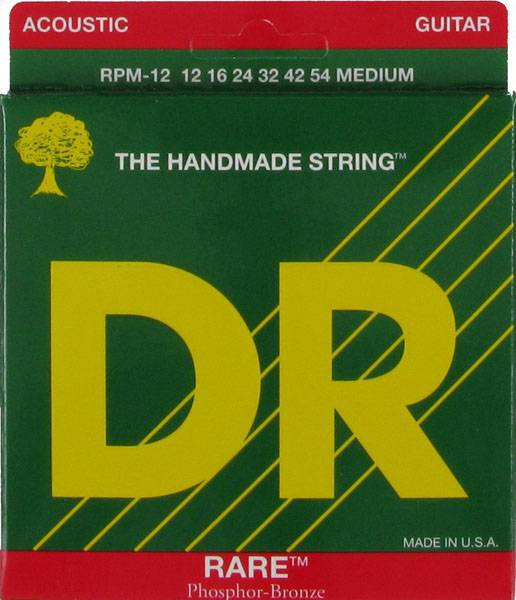 RPM-12 Rare Комплект струн для акустической гитары, фосфорная бронза, 12-54, DR