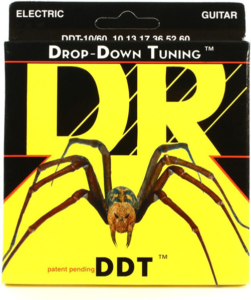 DDT-10/60 Drop-Down Tuning Комплект струн для электрогитары, никелированные, 10-60, DR