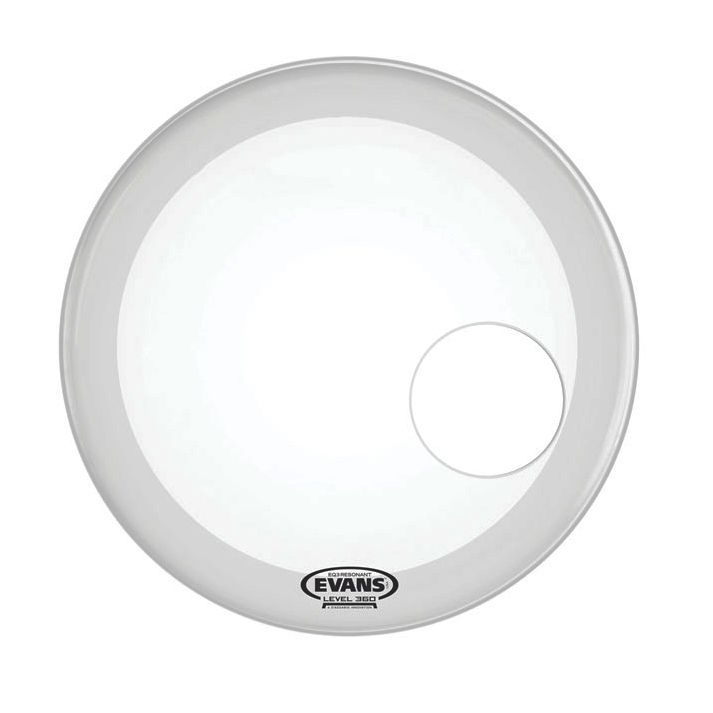 EVANS BD22RSW - 22' EQ3 Resonant Smooth White пластик для бас-бараб., 5' отверстие