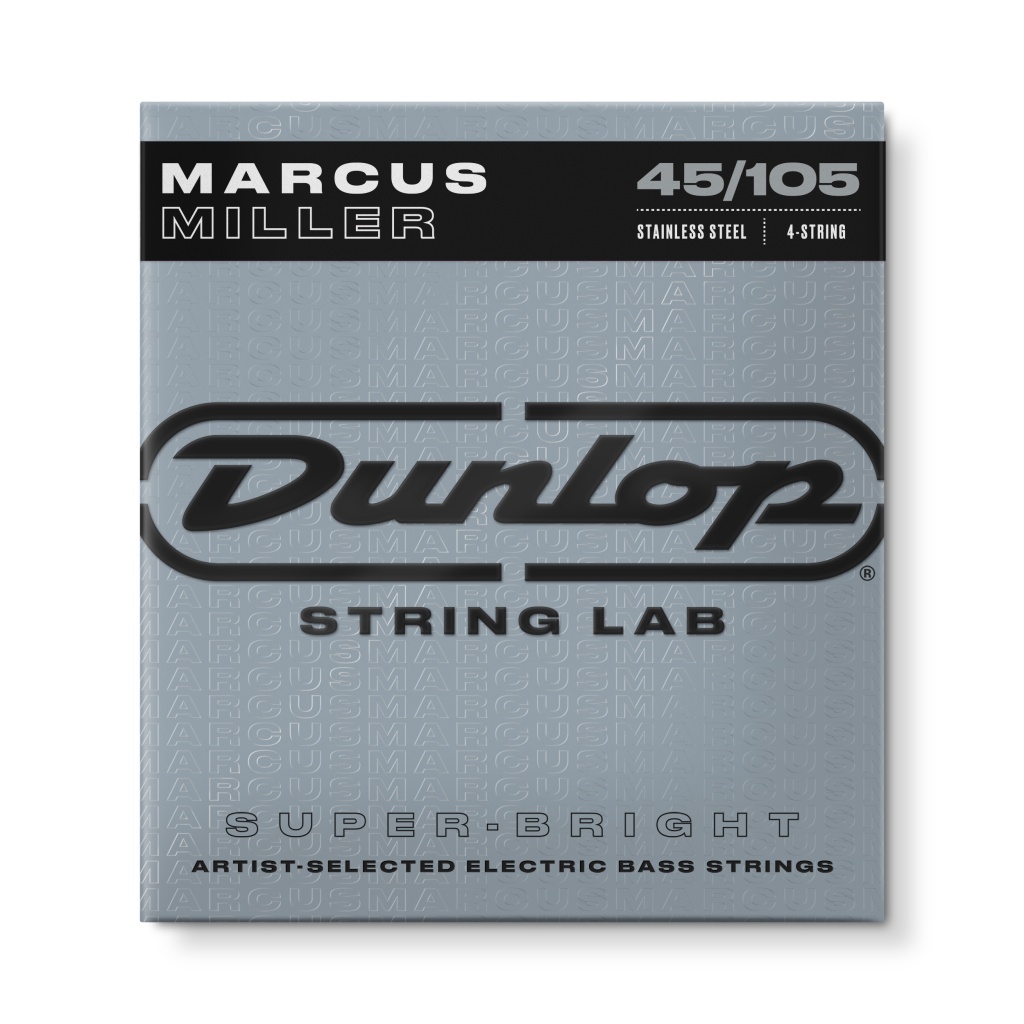 DBMMS45105 Marcus Miller Super Bright Комплект струн для бас-гитары, нерж.сталь, 45-105, Dunlop