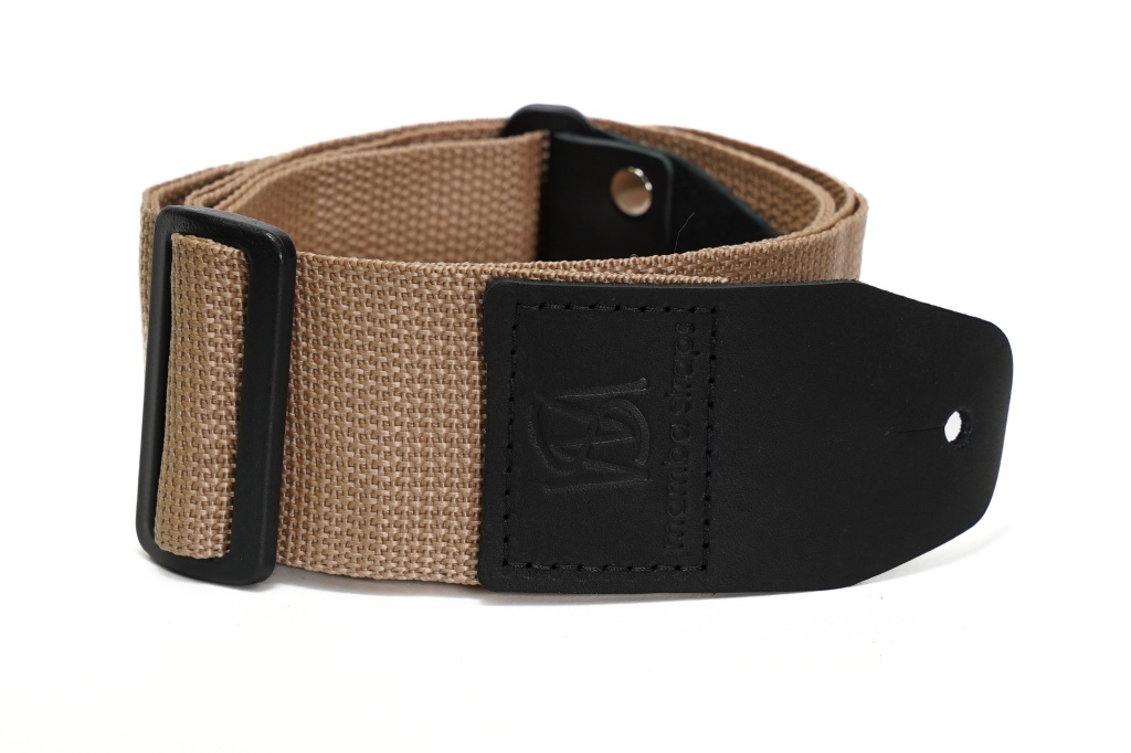 MB5050-153 Ремень для гитары, нейлоновый, бежевый, Mamba straps