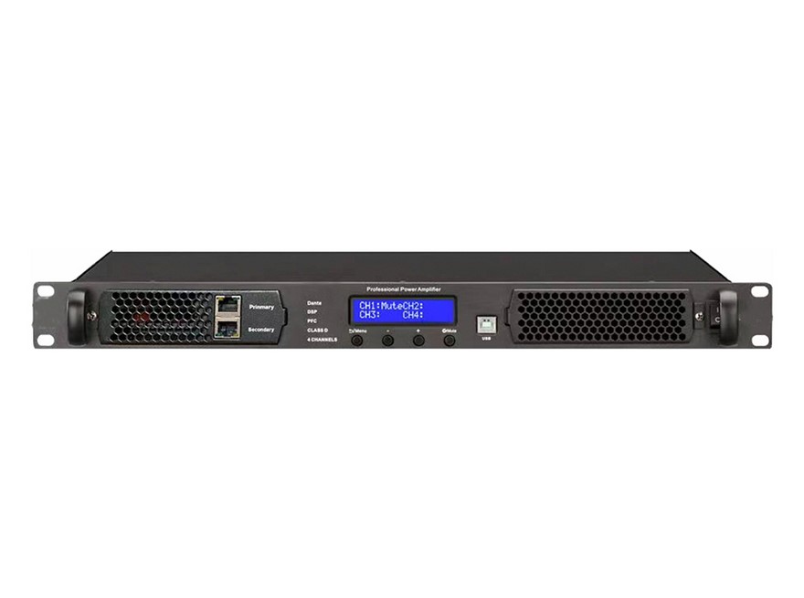 XAD-1.0K4D Усилитель мощности, 1000Вт х 4, DSP и DANTE, Biema