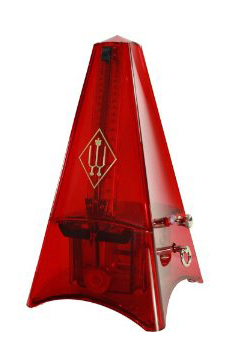 846241TL Tower-Line Метроном механический, пластиковый, красный, Wittner
