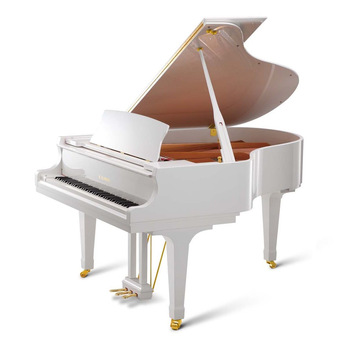 KAWAI GX-2 WH/P - рояль, 180х152х102, 324 кг., белый полиров., механизм Millennium III.