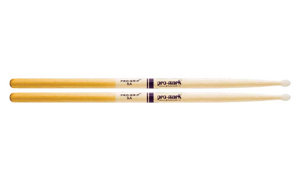 TXPG5AN 5A "Pro-Grip" Барабанные палочки, орех гикори, нейлоновый наконечник, ProMark