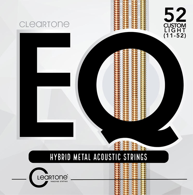 7811 EQ Hybrid Metal Комплект струн для акустической гитары, с покрытием, 11-52, Cleartone