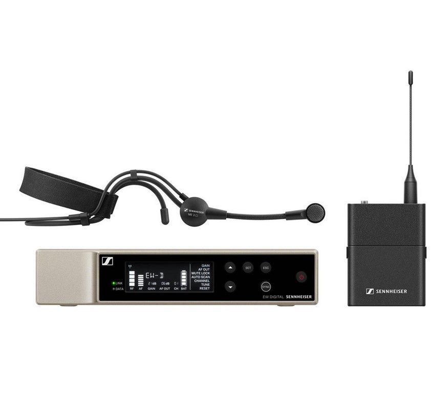 508712 EW-D ME3 SET (R4-9) Радиосистема с головным микрофоном, 552-607.8 МГц, Sennheiser