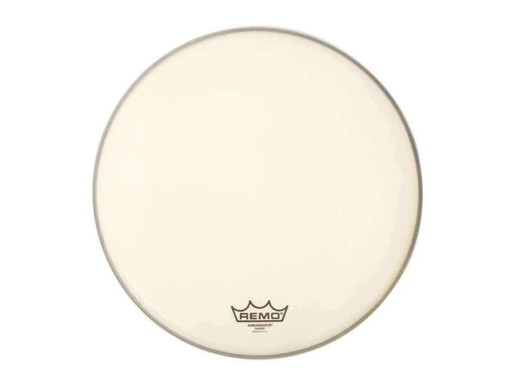 BA-0114-00 Ambassador Coated Пластик для малого и том барабана 14", Remo