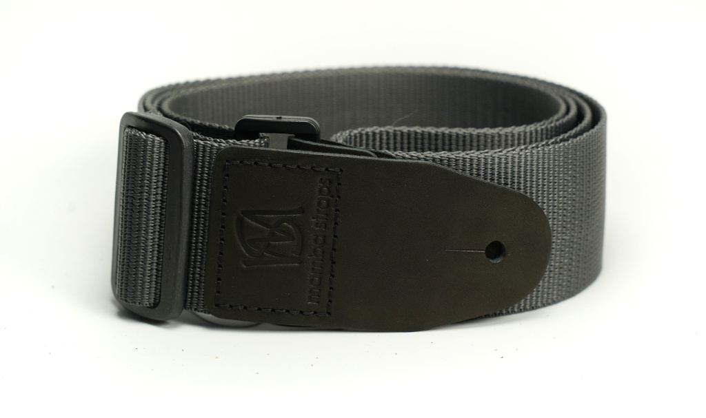 MB5031-158 Ремень для гитары, нейлоновый, темно-серый, Mamba straps