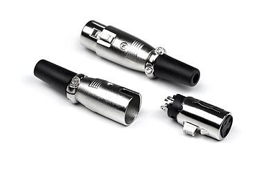 INVOTONE XLR3F200 - разъём XLR 3Р кабельный, мама, корпус металл