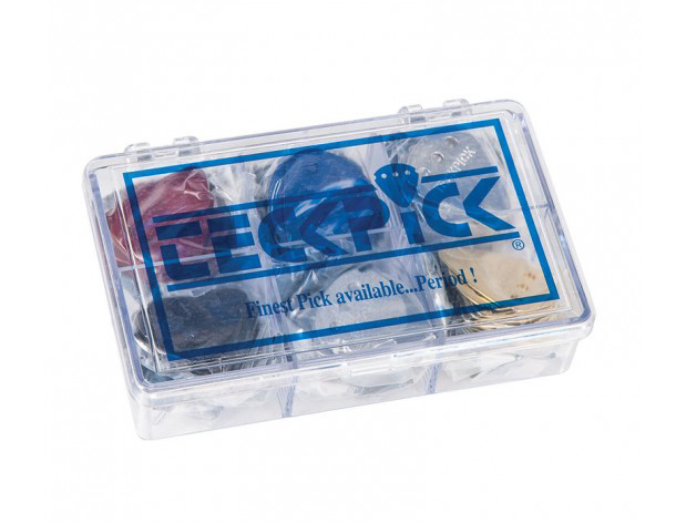 4670 TeckPick Коробка медиаторов, 72шт, алюминий, 6 цветов, Dunlop