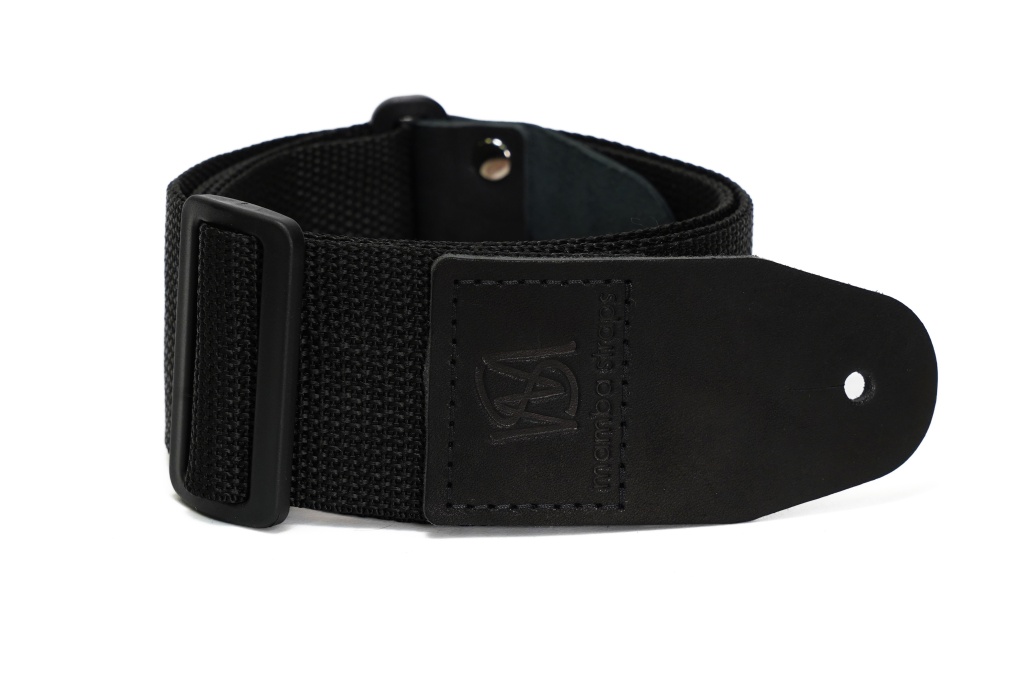 MB5050-078 Ремень для гитары, нейлоновый, черный, Mamba straps