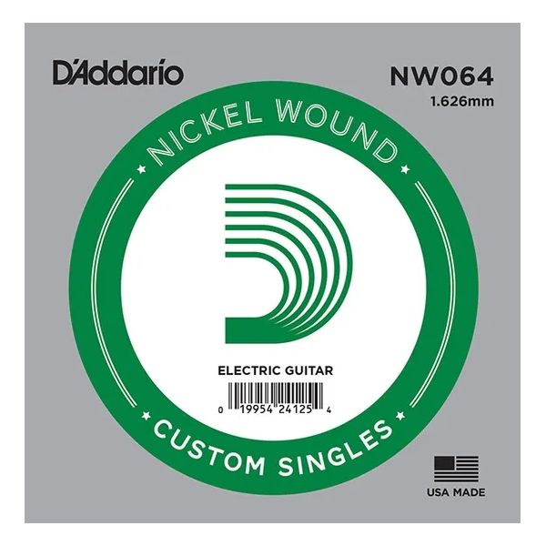 D'ADDARIO NW064 - струна для электрогитары, толщина .064