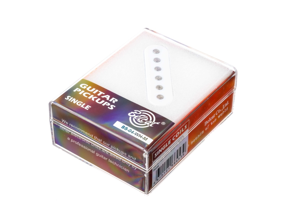 BS-04Middle-WH Звукосниматель магнитный, сингл, средний, белый, Belcat