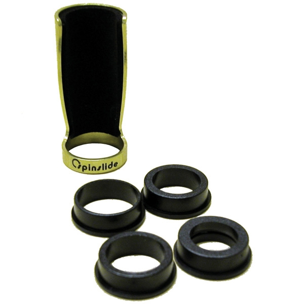 SS400-Spin-Slaide Brass. Слайд медный открытый на палец, с переходными втулками. D'Andrea