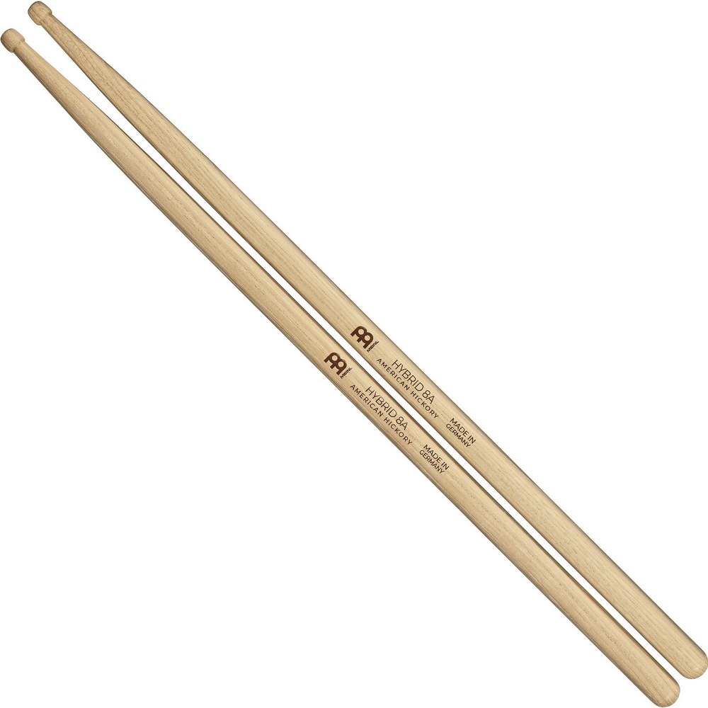 SB132-MEINL Hybrid 8A Барабанные палочки, деревянный наконечник, орех гикори, Meinl