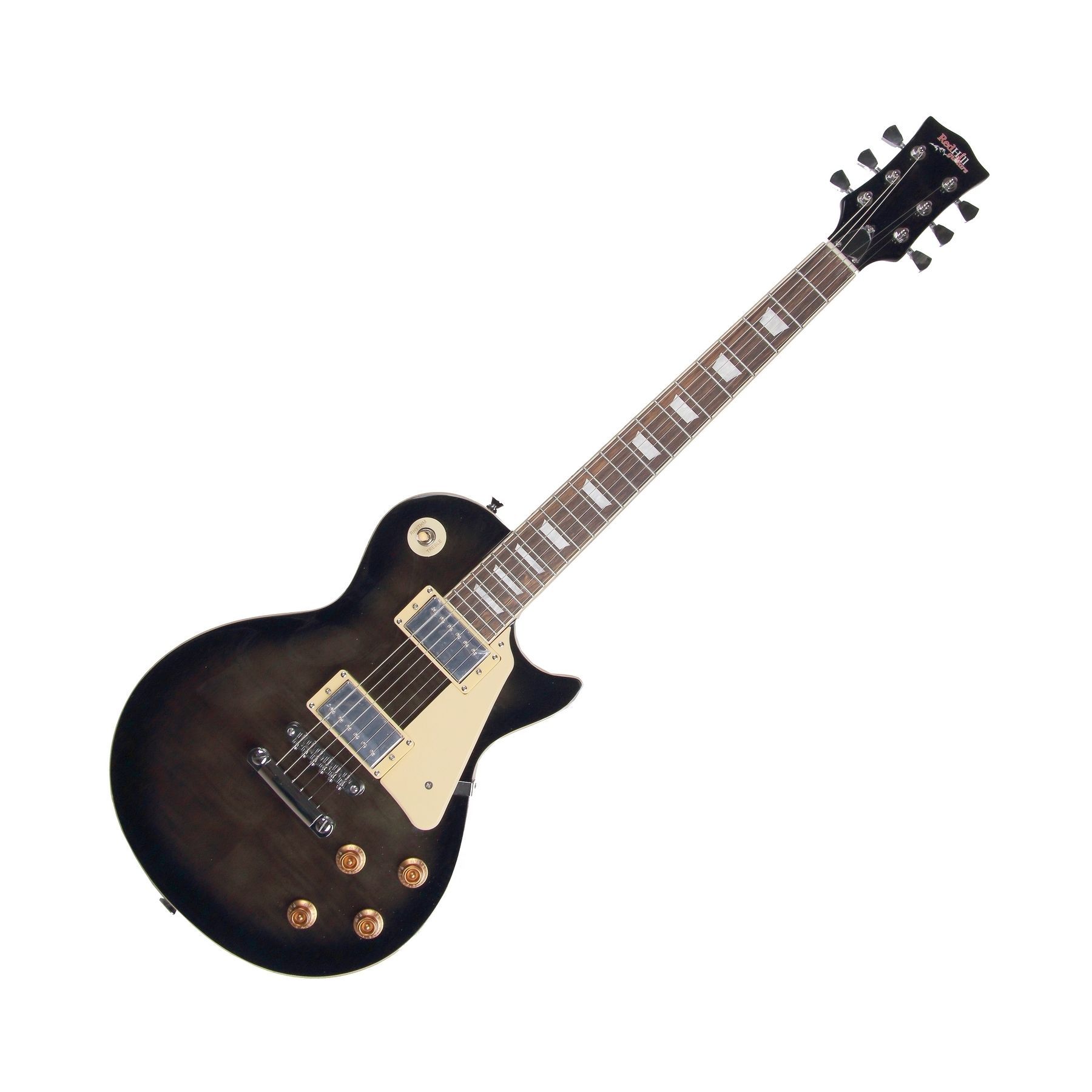 REDHILL LPX200 TBK - электрогитара, Les Paul, H+H, клен/окоуме, цвет черный