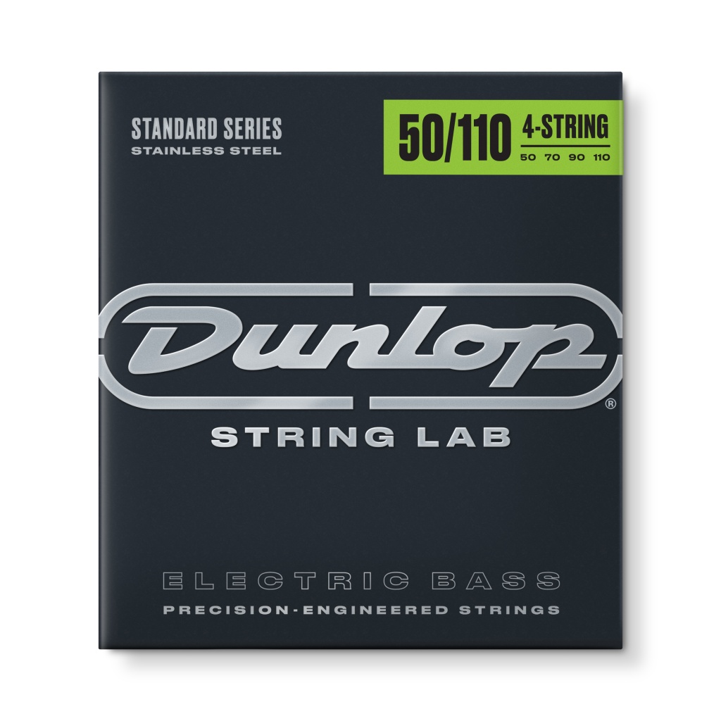 DBS50110 Комплект струн для бас-гитары, нерж.сталь, Heavy, 50-110, Dunlop