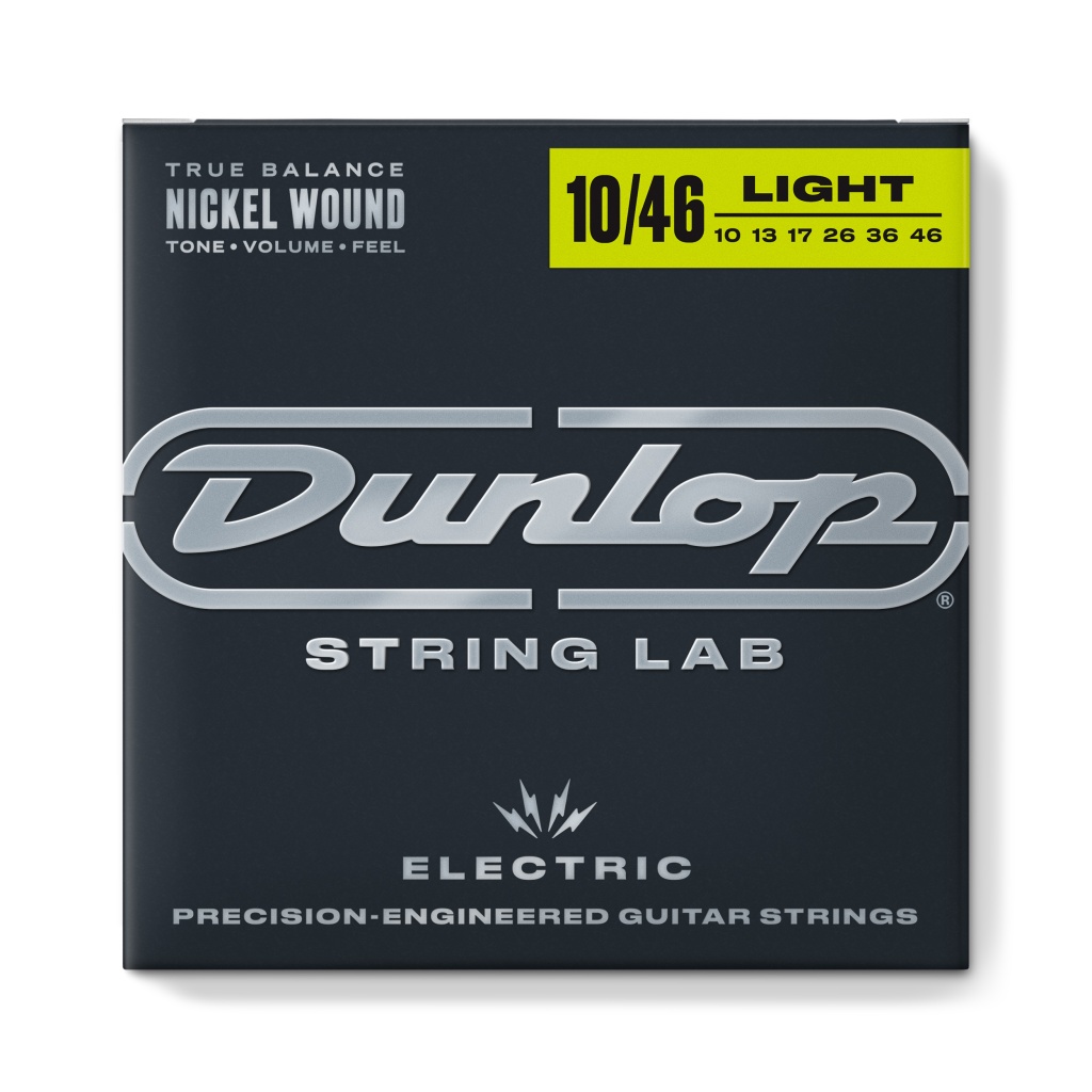 3PDEN1046 Струны для электрогитары, 3 комплекта, никелированные, Medium, 10-46, Dunlop
