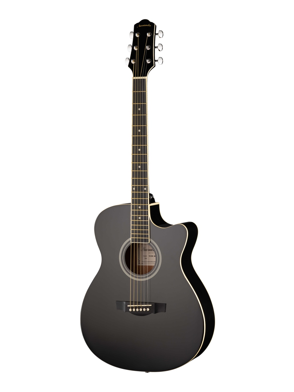 TG120CBK Акустическая гитара с вырезом Naranda