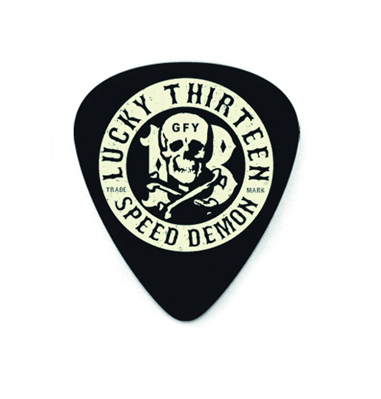 L15R.60 Lucky 13 Speed Demon Медиаторы 36 шт., толщина 0,60мм, Dunlop