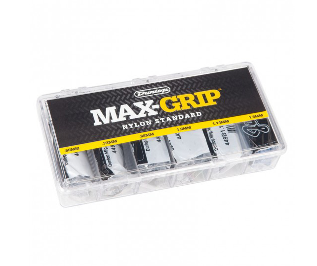 4491 Max-Grip Nylon Standard Коробка медиаторов, 216шт, 6 толщин, Dunlop
