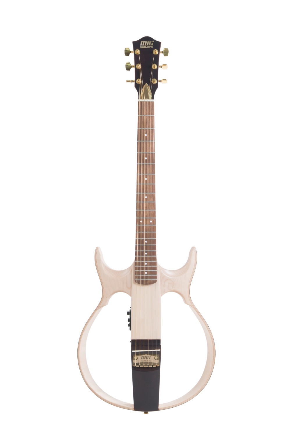 SG1SAD23 SG1 Сайлент-гитара, темный орех, MIG Guitars
