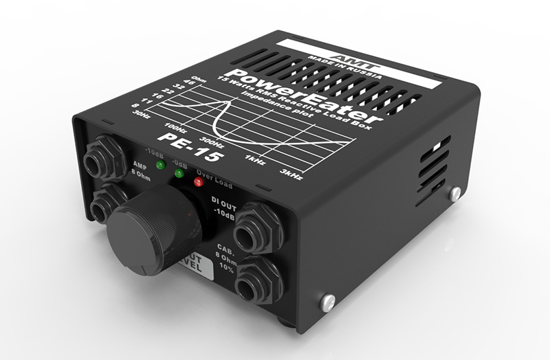 PE-15 PowerEater Пассивный эмулятор реактивной нагрузки гитарного каб. LOAD BOX, AMT Electronics