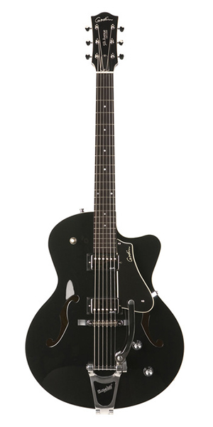 035175 5th Avenue Uptown Black GT w/Bigsby Электрогитара арктоп, с чехлом, Godin