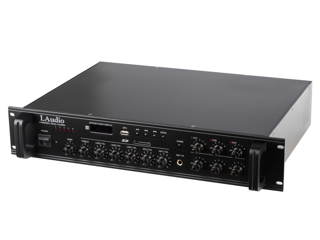 LAM6060U Усилитель мощности трансляционный, 60Вт, LAudio