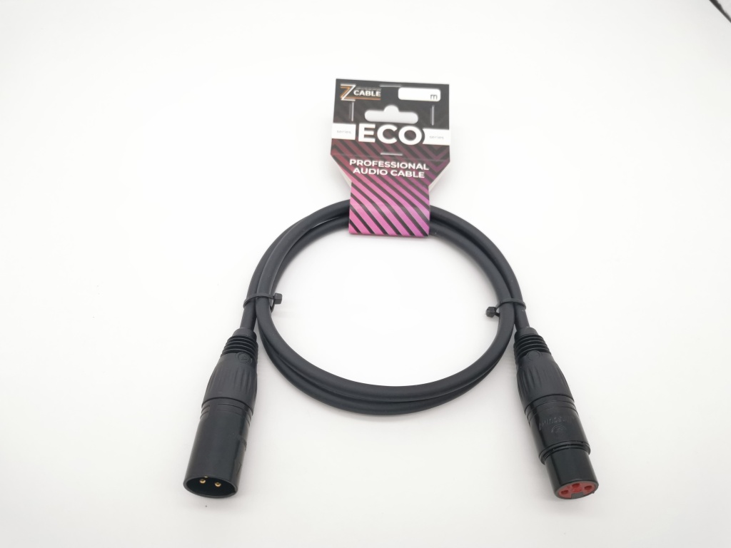 E2-XLR-M-F-0060-0 Кабель микрофонный 0.6м, ZZcable