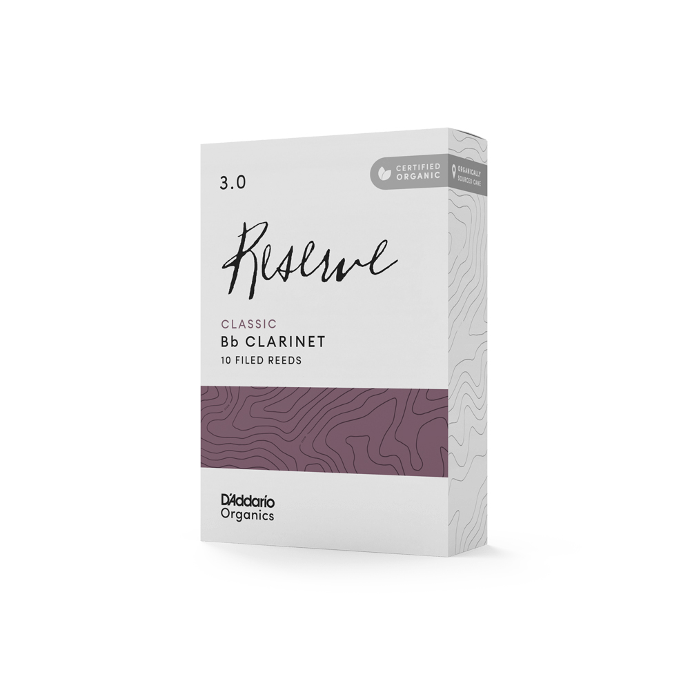 ODCT1030 Organic Reserve Classic Трости для кларнета Вb, размер 3.0, 10 шт, Rico