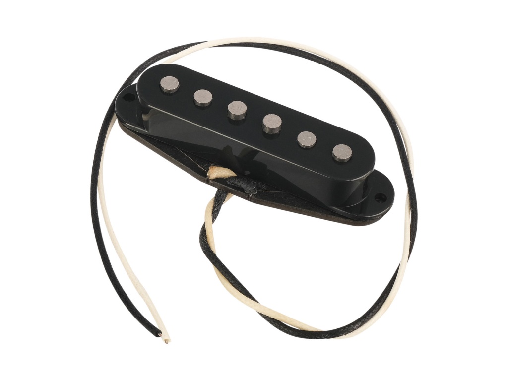 BGP401M True Vintage Stratocaster Звукосниматель магнитный, средний, черный, Bagdasar guitars