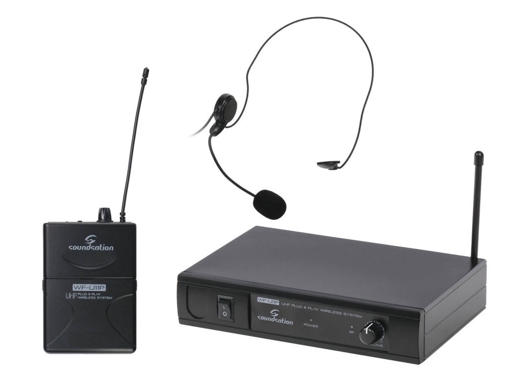 WF-U11P Беспроводная микрофонная система, головной микрофон, Soundsation