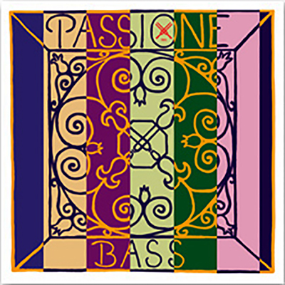 349020 Passione Orchestra Комплект струн для контрабаса размером 3/4, сталь, ср. натяжение, Pirastro