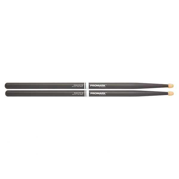 RBH595AW-GRAY 5B Rebound Барабанные палочки, серые, смещенный баланс, орех гикори, ProMark