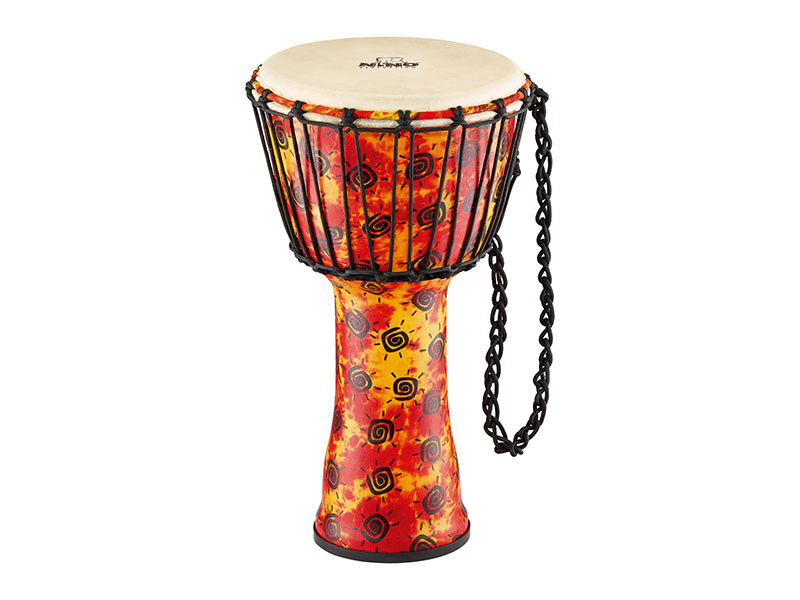 NINO-PDJ1-M-G Джембе 10", пластик, натуральная кожа, Nino Percussion