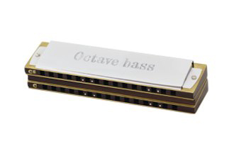 1142R Octave Bass Октавная басовая губная гармошка, Tombo