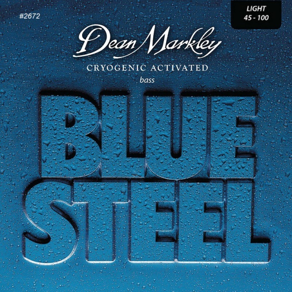 DM2672 Blue Steel Комплект струн для бас-гитары, 45-100, Dean Markley